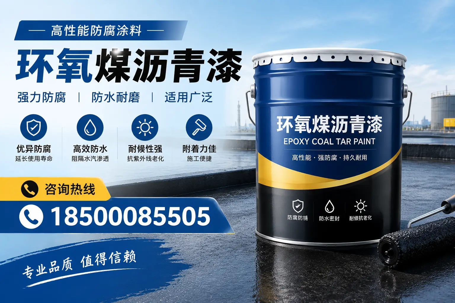 环氧煤沥青漆的主要成分与功能,保亭用户深度了解
